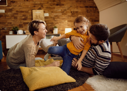 love-new-home-family-standing-their-backyard-looking-their-property-luxury-real-estate-embrace-mortgage-parents-with-their-children-grass-their-house-mansion-canada 4